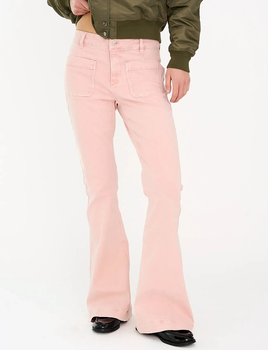 IVY Copenhagen - IVY-Ann Charlotte Jeans PFD - nuo kelių platėjantys džinsai - rose blossom - 3