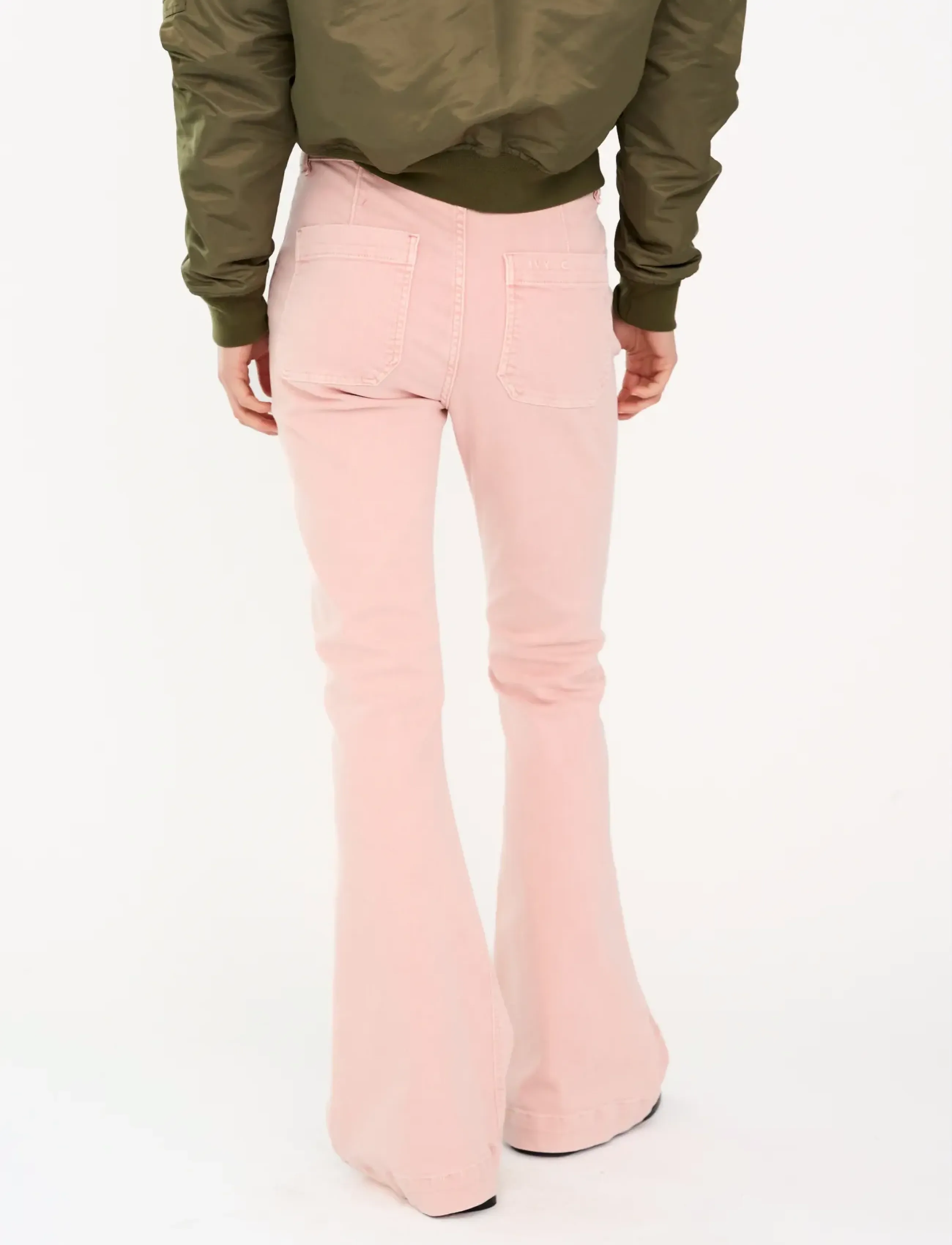 IVY Copenhagen - IVY-Ann Charlotte Jeans PFD - nuo kelių platėjantys džinsai - rose blossom - 4