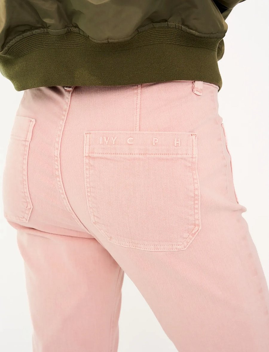 IVY Copenhagen - IVY-Ann Charlotte Jeans PFD - nuo kelių platėjantys džinsai - rose blossom - 5