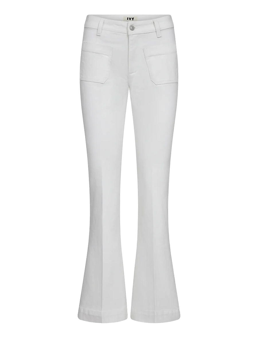 IVY Copenhagen - IVY-Ann Charlotte Jeans Wash Optica - jeans évasés - optical white - 1