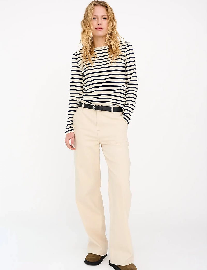 IVY Copenhagen - IVY-Augusta French Jeans Wash Ecru - brede jeans - ecru - 0