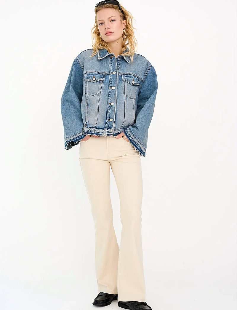 IVY Copenhagen - IVY-Charlotte Jeans Wash Ecru - bootcut jeans - ecru - 0