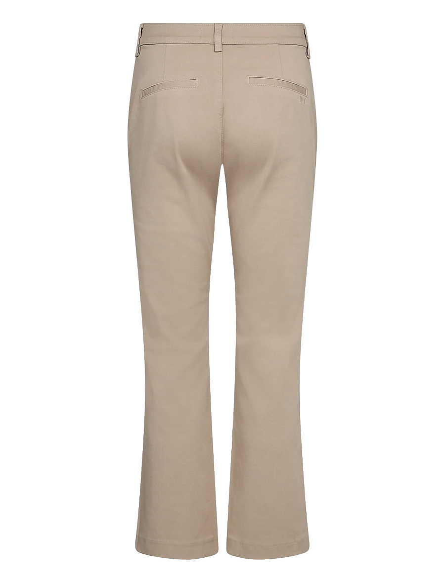 IVY Copenhagen - IVY-Karmey French Kick Flare - pantalons évasés - stone beige - 2
