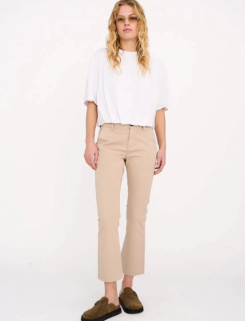 IVY Copenhagen - IVY-Karmey French Kick Flare - schlaghose - stone beige - 0