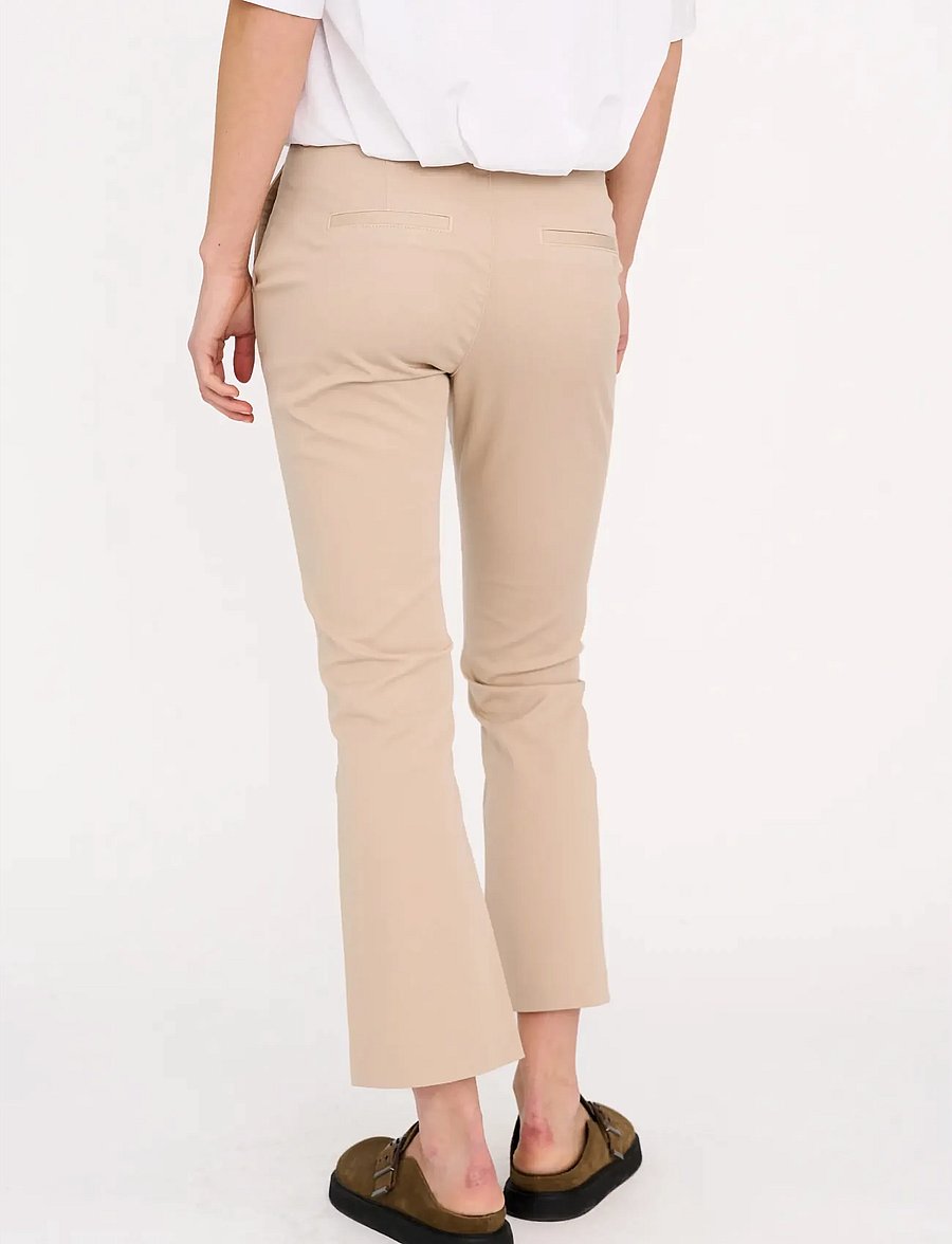 IVY Copenhagen - IVY-Karmey French Kick Flare - pantalons évasés - stone beige - 4