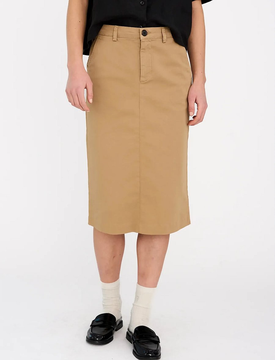 IVY Copenhagen - IVY-Karmey French Skirt - midi-röcke - dark desert - 3