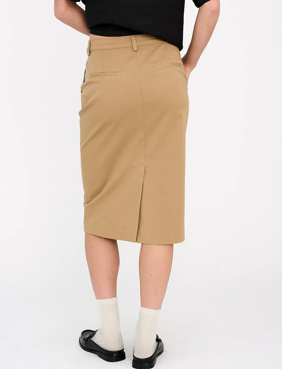 IVY Copenhagen - IVY-Karmey French Skirt - midi-röcke - dark desert - 4