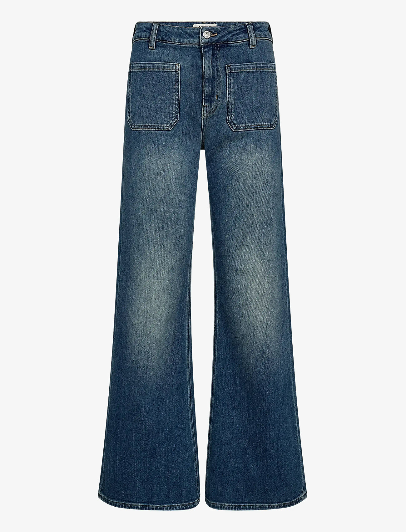 IVY Copenhagen - IVY-Abigail 70´s Jeans Wash Turin - schlaghosen - denim blue - 1