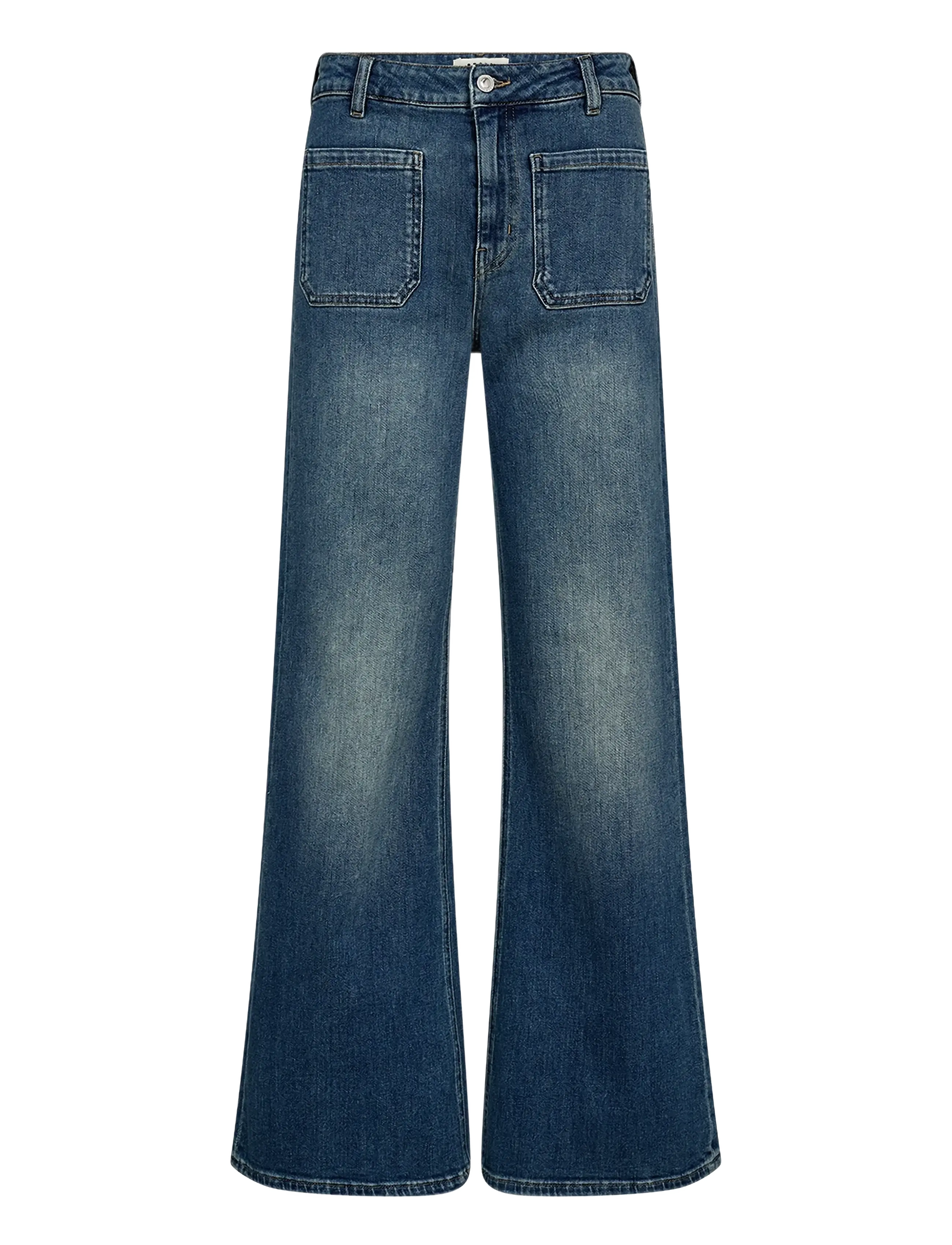IVY Copenhagen IVY-Abigail 70´s Jeans Wash Turin - Flared jeans - DENIM BLUE / blue