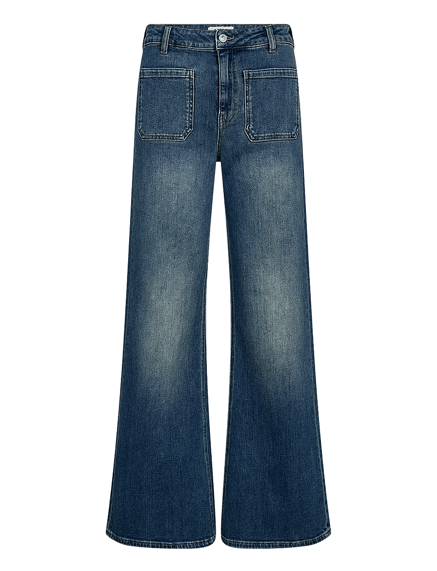 IVY Copenhagen - IVY-Abigail 70´s Jeans Wash Turin - alt laiad teksad - denim blue - 1