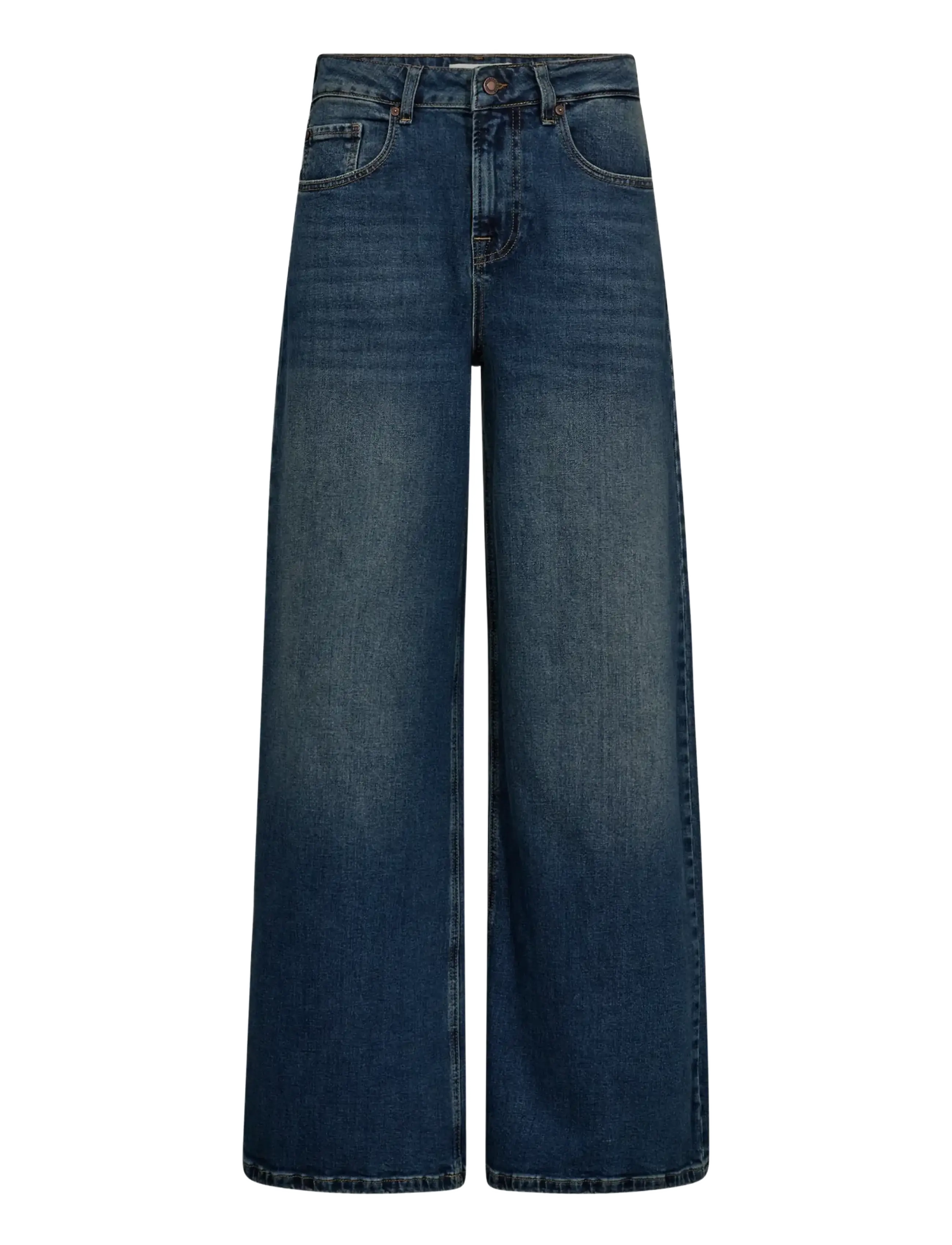 IVY COPENHAGEN Ivy-Alina Flare Wide Jeans Wash Add Blau - 28x32 - Damen