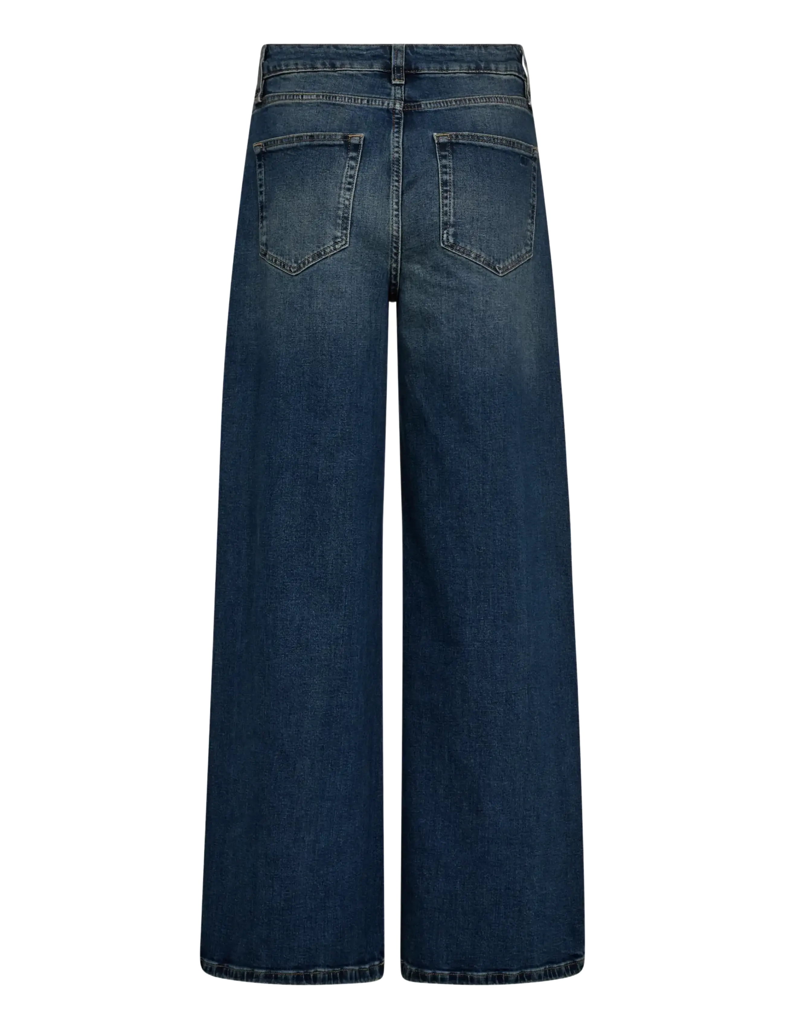 IVY Copenhagen - IVY-Alina Flare Wide Jeans Wash Add - pantalons larges - denim blue - 2