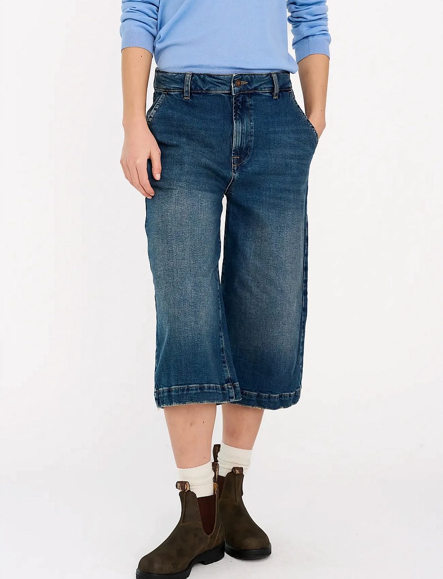 IVY Copenhagen - IVY-Augusta French Culotte Wash Add - jupes-culottes - denim blue - 3