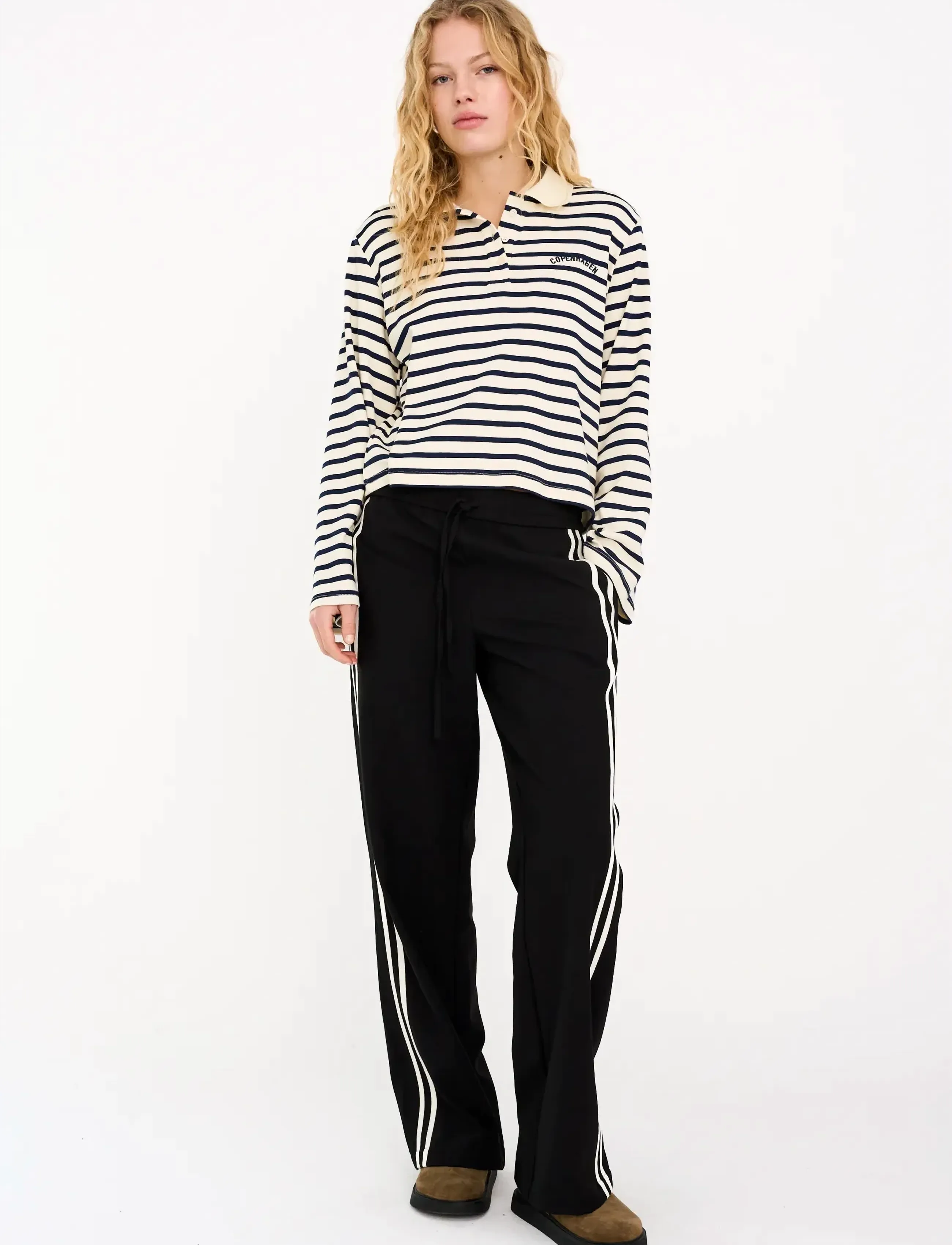 IVY Copenhagen IVY-Augusta Sporty Pant - IVY Copenhagen - BLACK / black