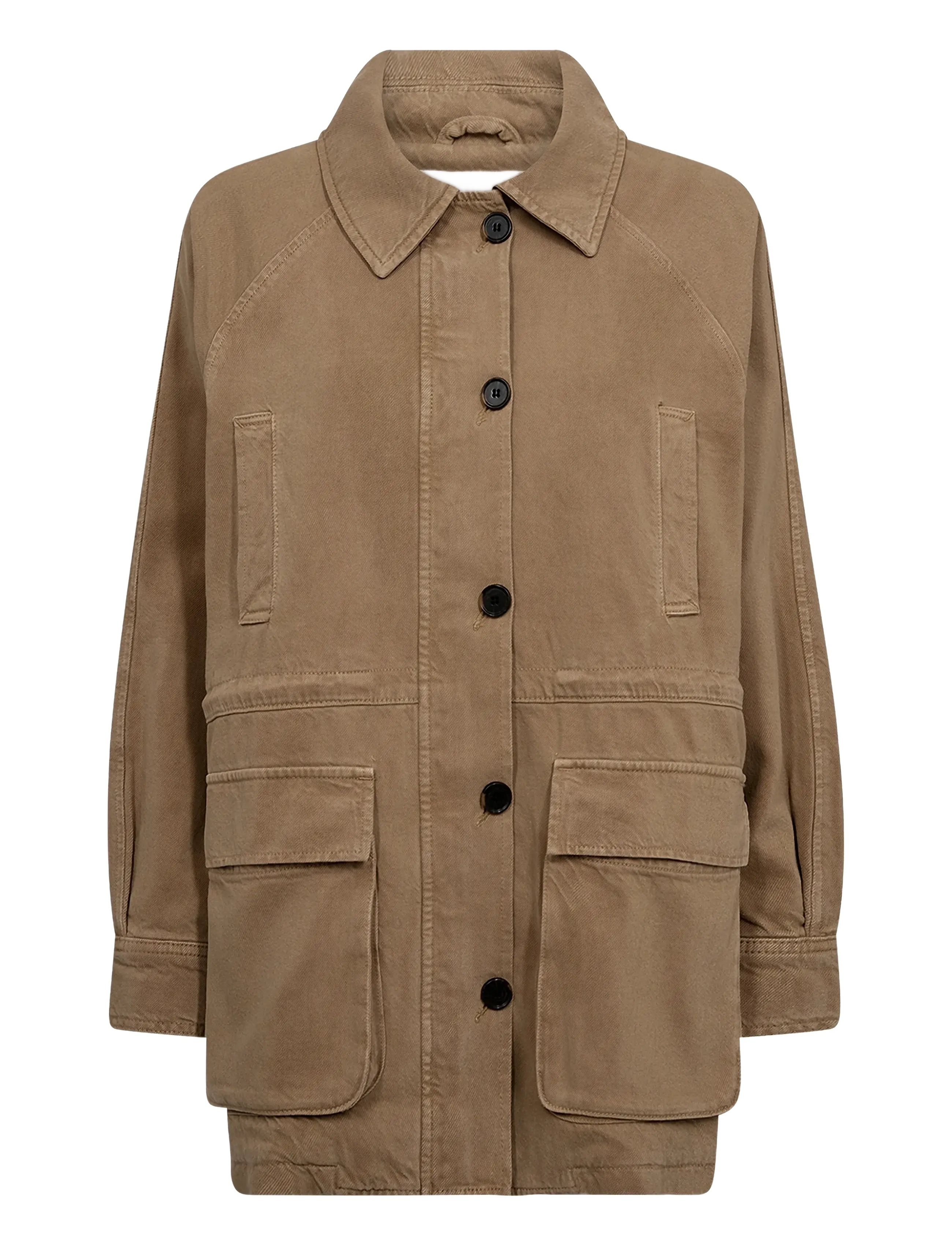 IVY Copenhagen IVY-Daphne Barn Jacket - IVY Copenhagen - DARK FORREST GREEN / brown