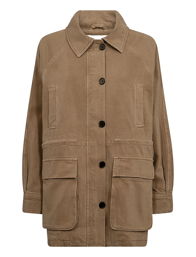 IVY Copenhagen - IVY-Daphne Barn Jacket - kevadjoped - dark forrest green - 1