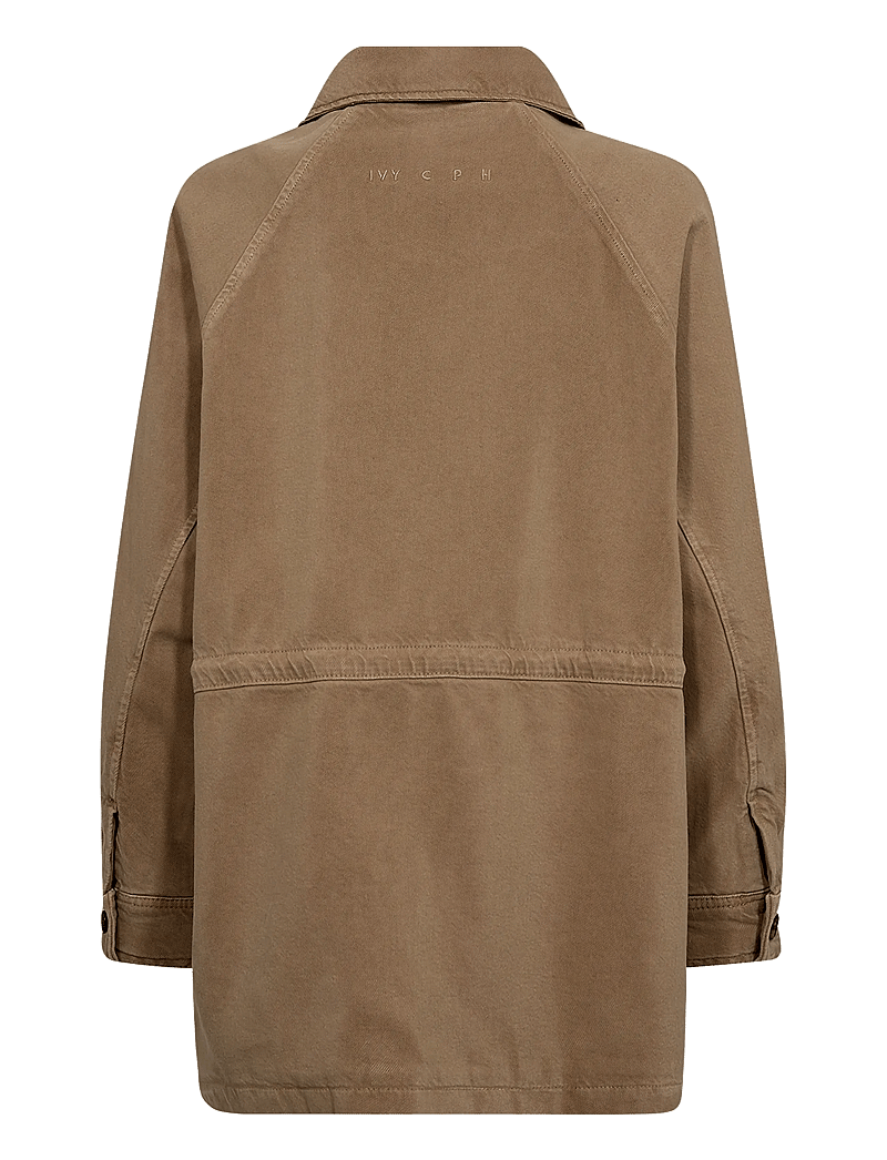 IVY Copenhagen - IVY-Daphne Barn Jacket - kevadjoped - dark forrest green - 2