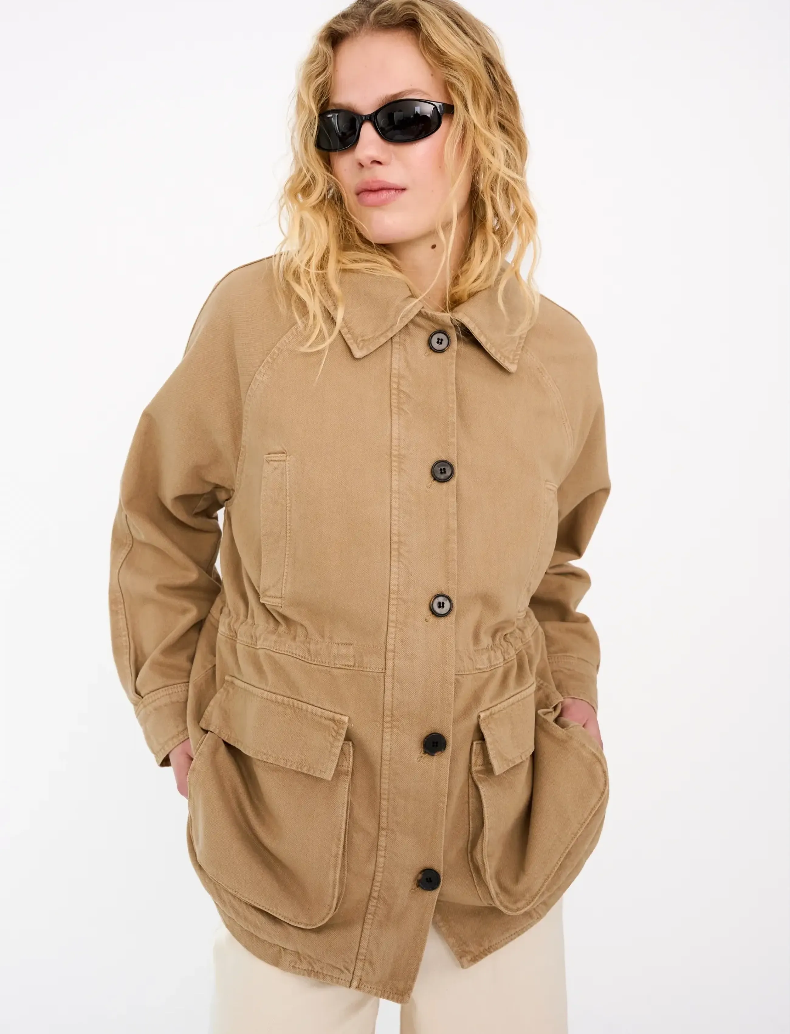 IVY Copenhagen IVY-Daphne Barn Jacket - Jackor - DARK FORREST GREEN / brown