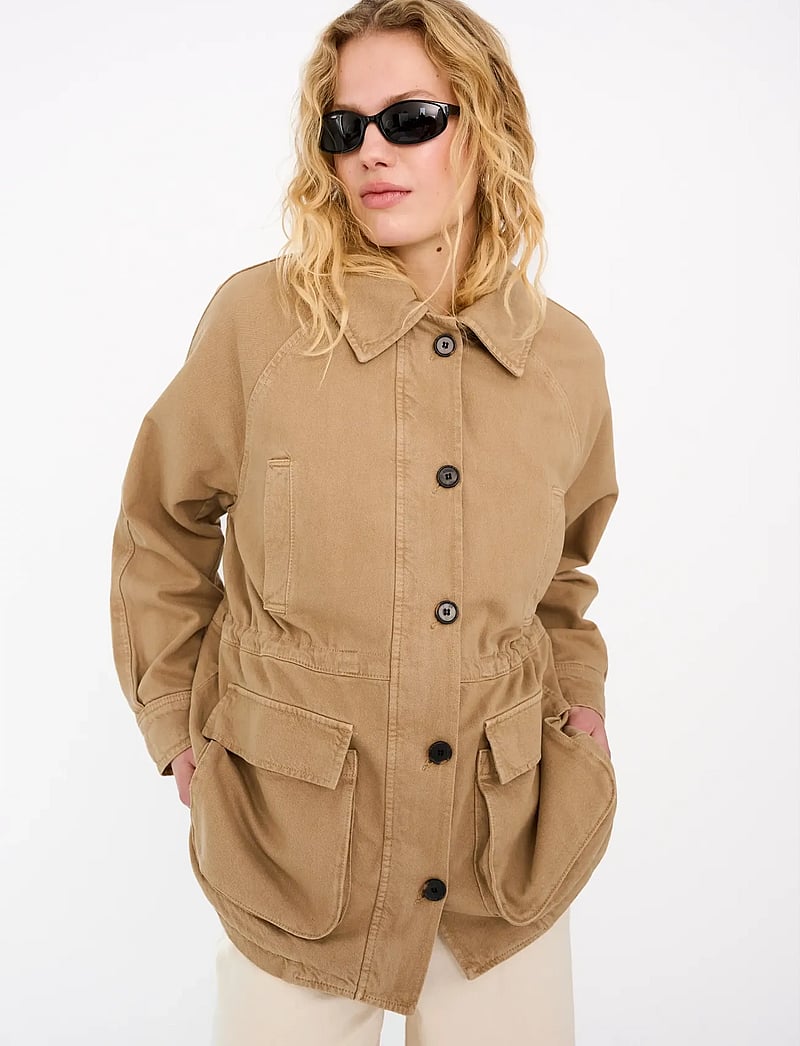 IVY Copenhagen - IVY-Daphne Barn Jacket - kevadjoped - dark forrest green - 0