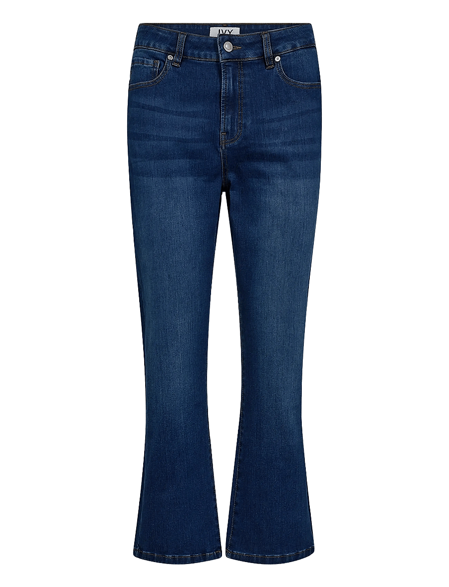 IVY Copenhagen - IVY-Frida Cropped Jeans Wash Cayenn - jeans évasés - denim blue - 1