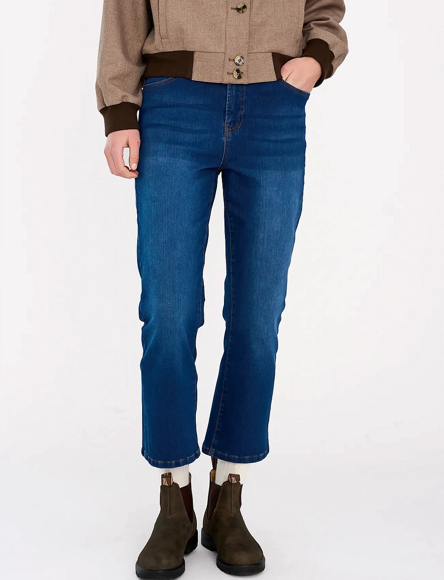 IVY Copenhagen - IVY-Frida Cropped Jeans Wash Cayenn - jeans évasés - denim blue - 3