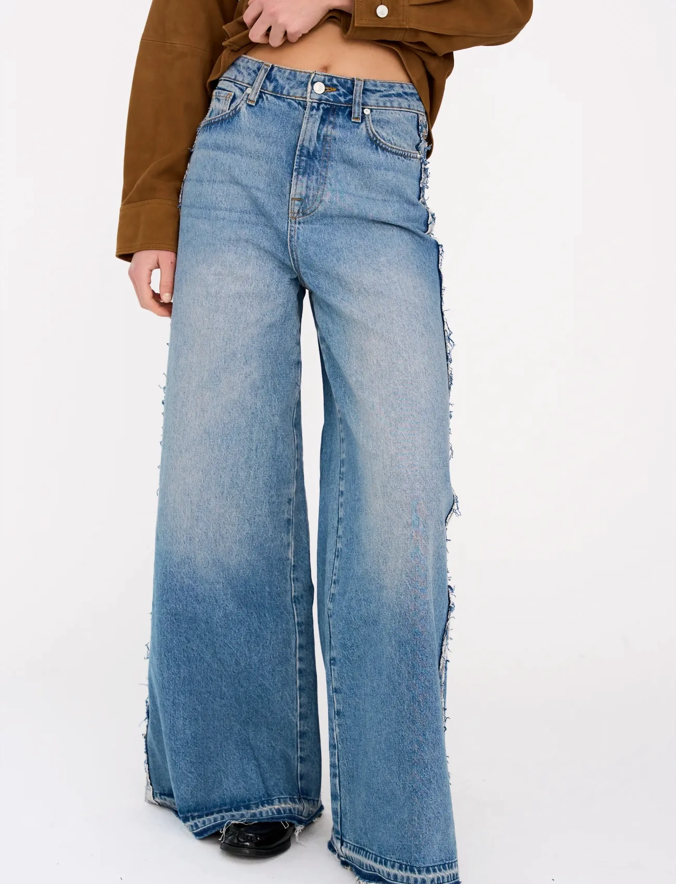 IVY Copenhagen - IVY-Funky Tyla Jeans Wash Watford - pantalons larges - denim blue - 3
