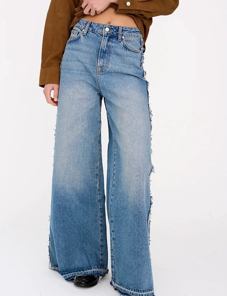IVY Copenhagen - IVY-Funky Tyla Jeans Wash Watford - pantalons larges - denim blue - 3