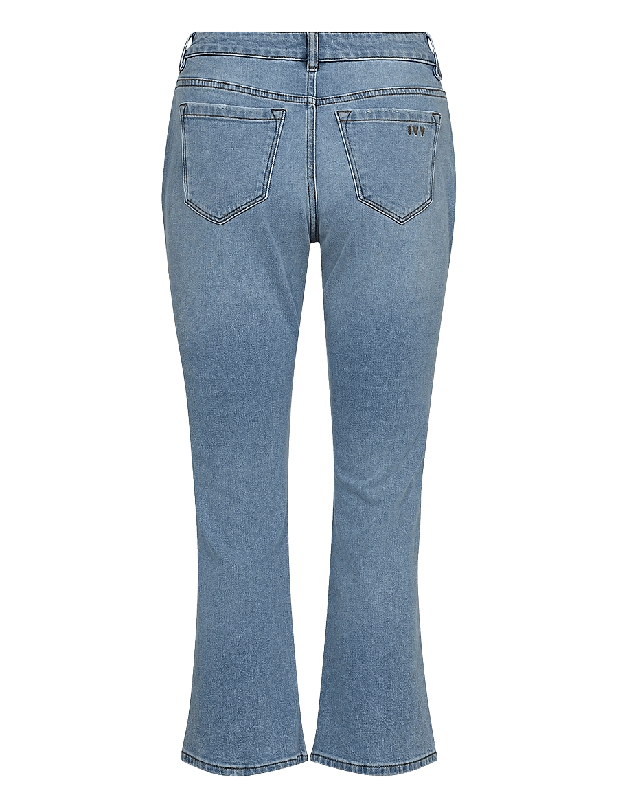 IVY Copenhagen - IVY-Johanna Kick Flare Jeans Wash M - utsvängda jeans - denim blue - 2