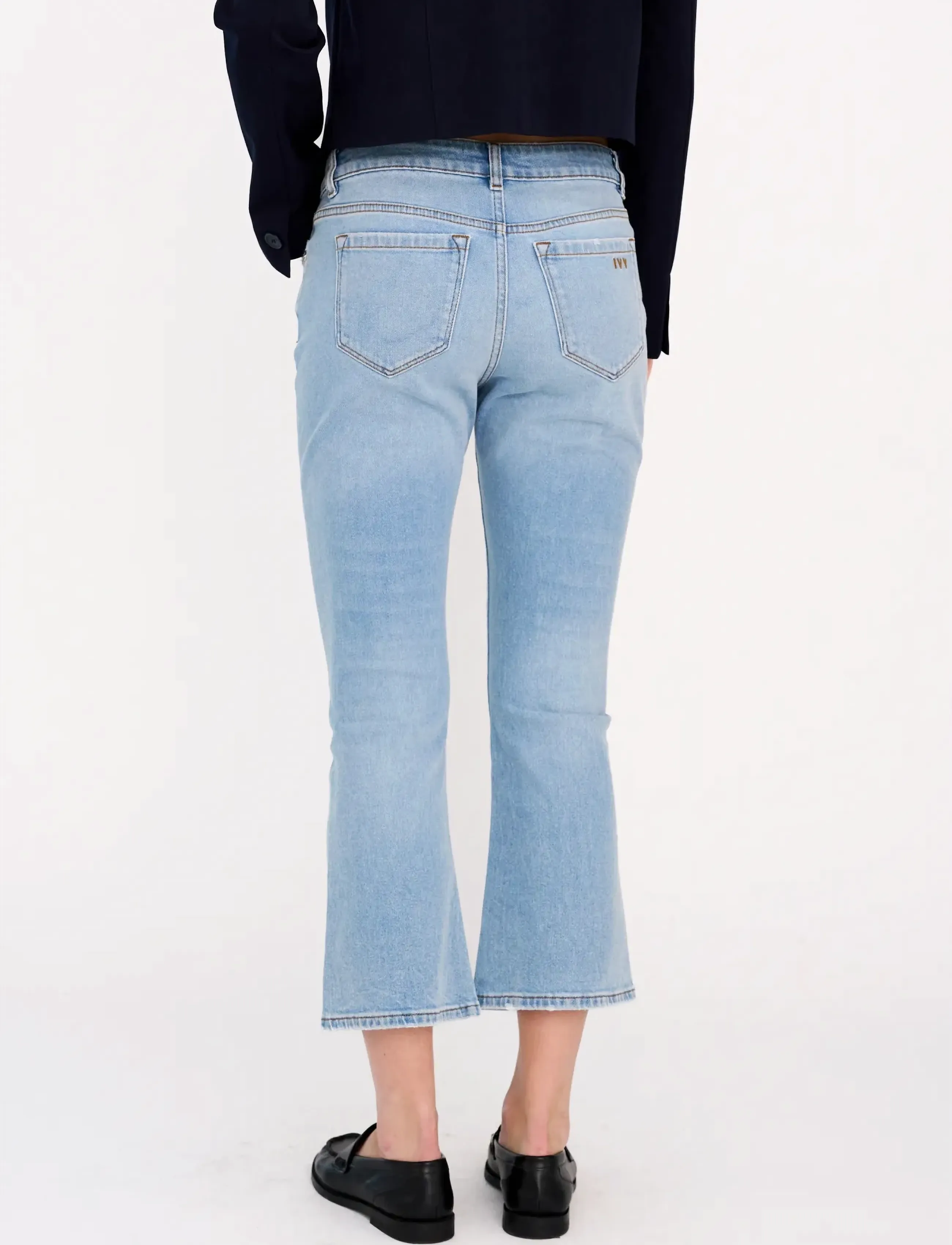 IVY Copenhagen - IVY-Johanna Kick Flare Jeans Wash M - utsvängda jeans - denim blue - 4