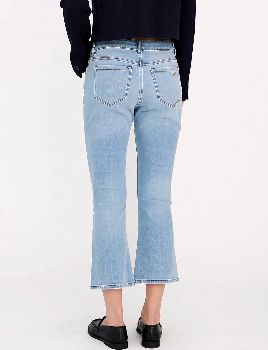 IVY Copenhagen - IVY-Johanna Kick Flare Jeans Wash M - utsvängda jeans - denim blue - 4