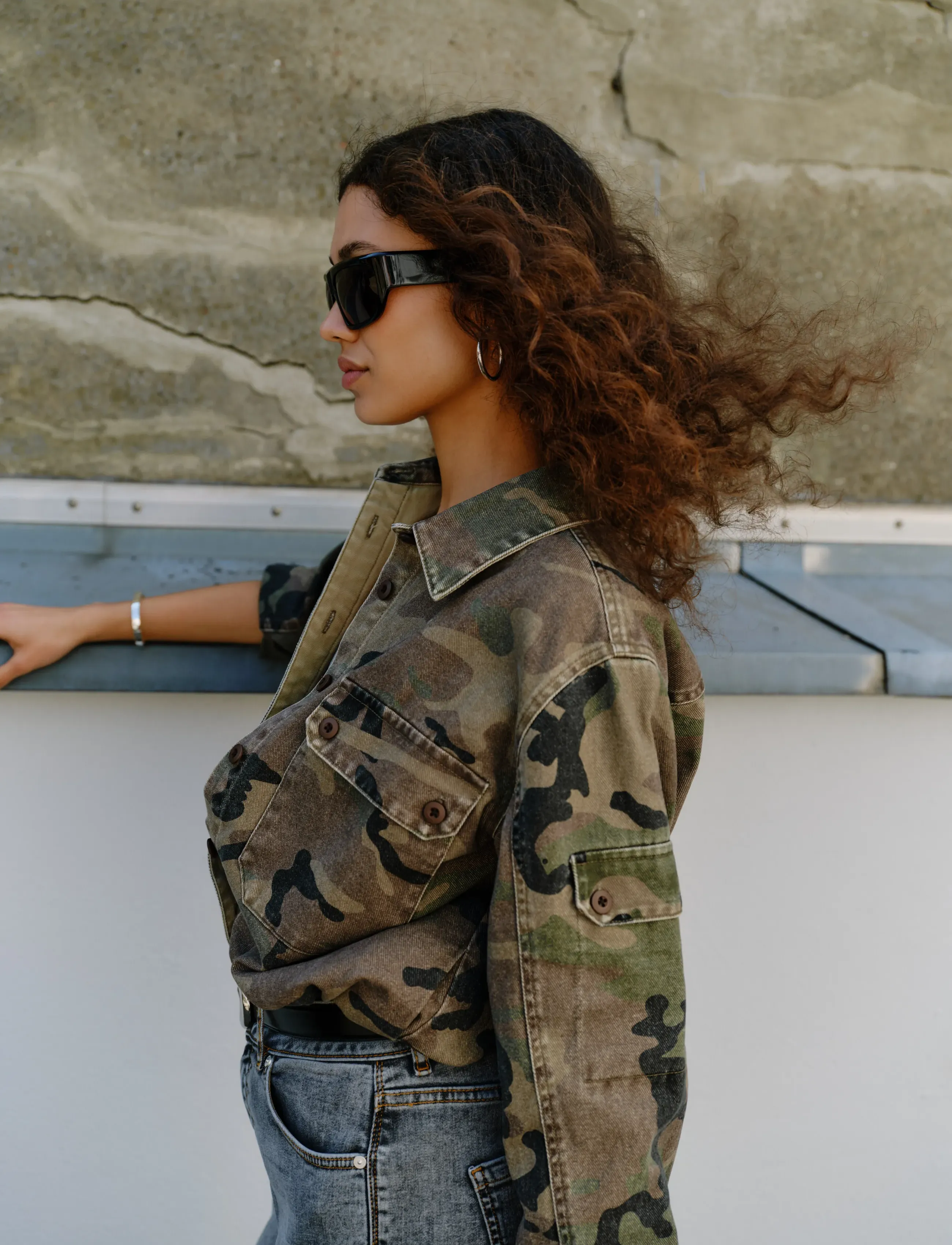 IVY Copenhagen - IVY-Karmey Festival Jacket Wash Cam - camouflage - 4