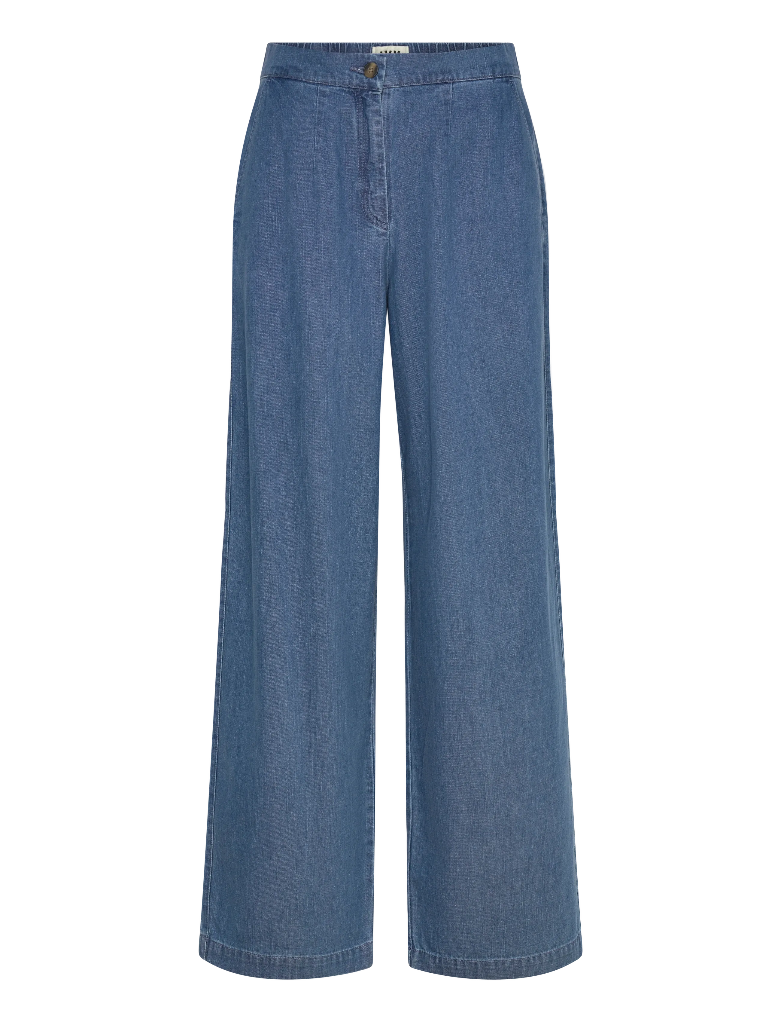 IVY Copenhagen IVY-Malika Casual Pant Mid Blue - IVY Copenhagen - MID BLUE DENIM / blue