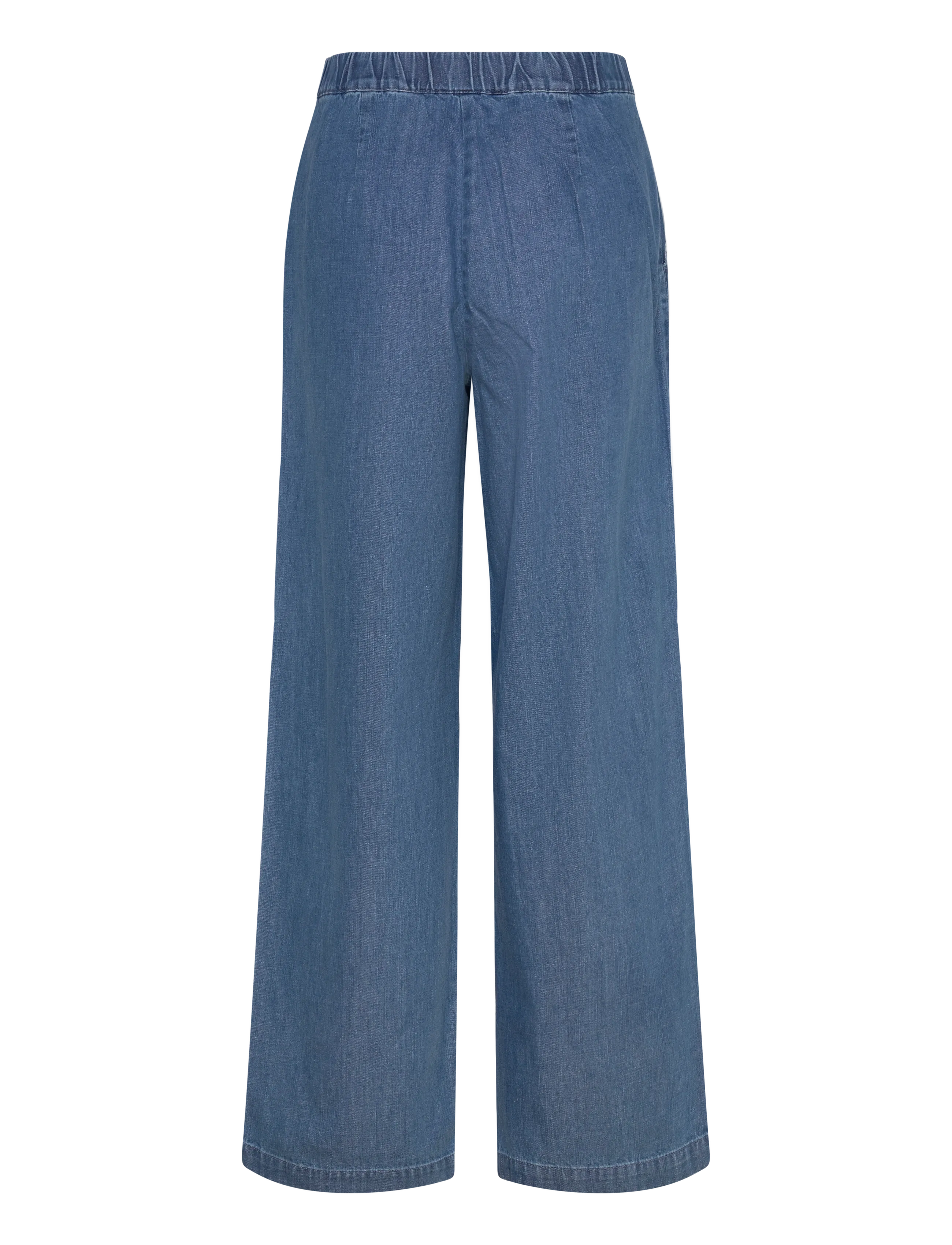 IVY Copenhagen - IVY-Malika Casual Pant Mid Blue - pantalons larges - mid blue denim - 2