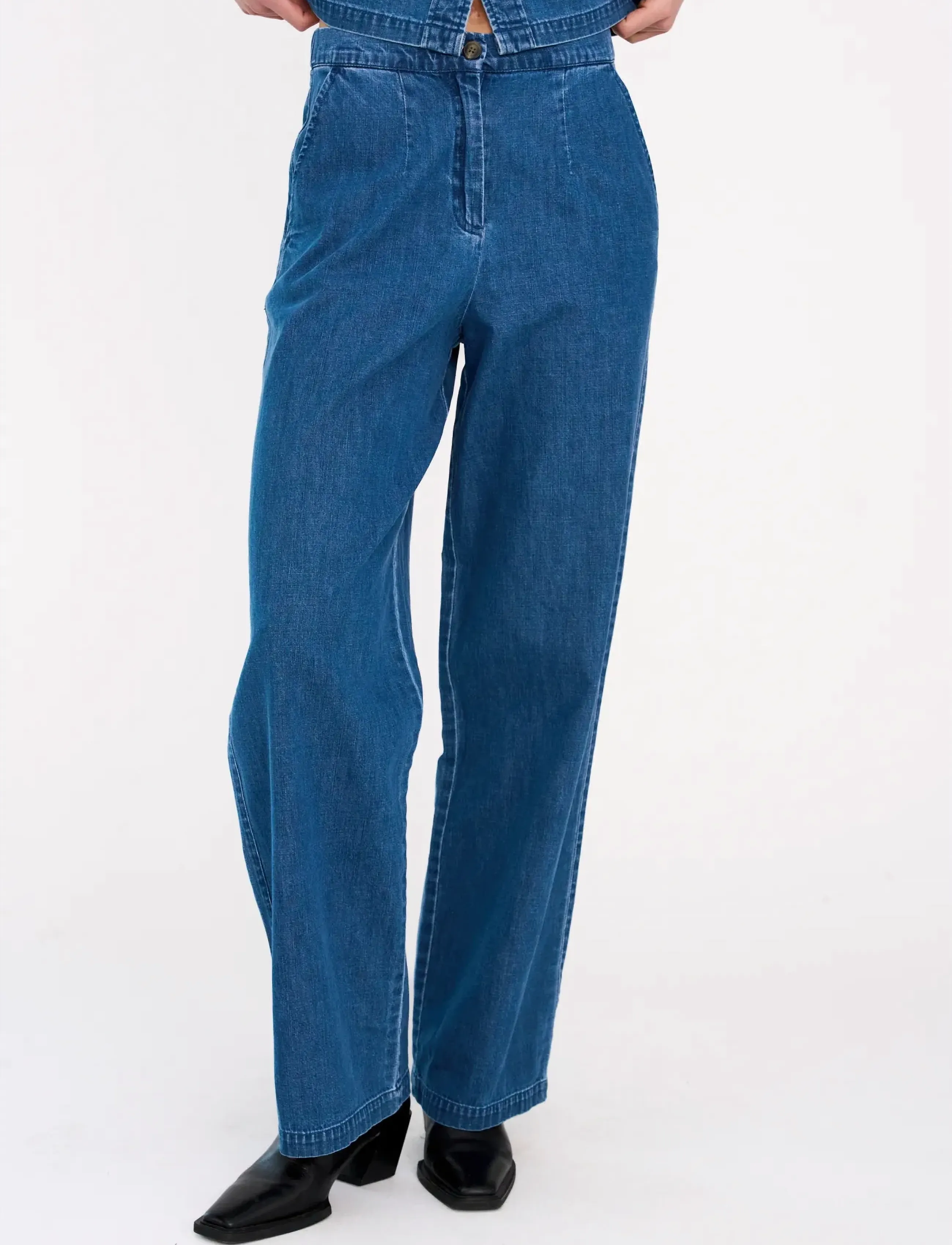 IVY Copenhagen Ivy-Malika Casual Pant Mid cargobyxor dam – bild 2