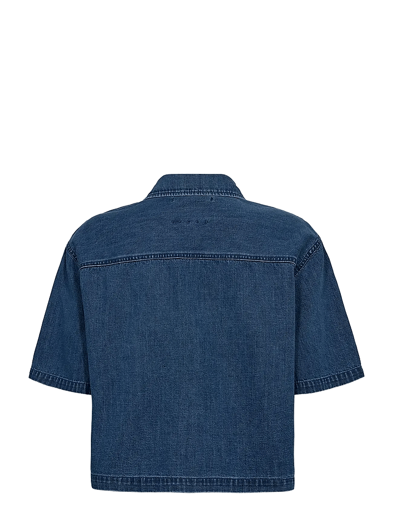 IVY Copenhagen - IVY-Malika Uta Oversize Shirt Mid B - mid blue denim - 2