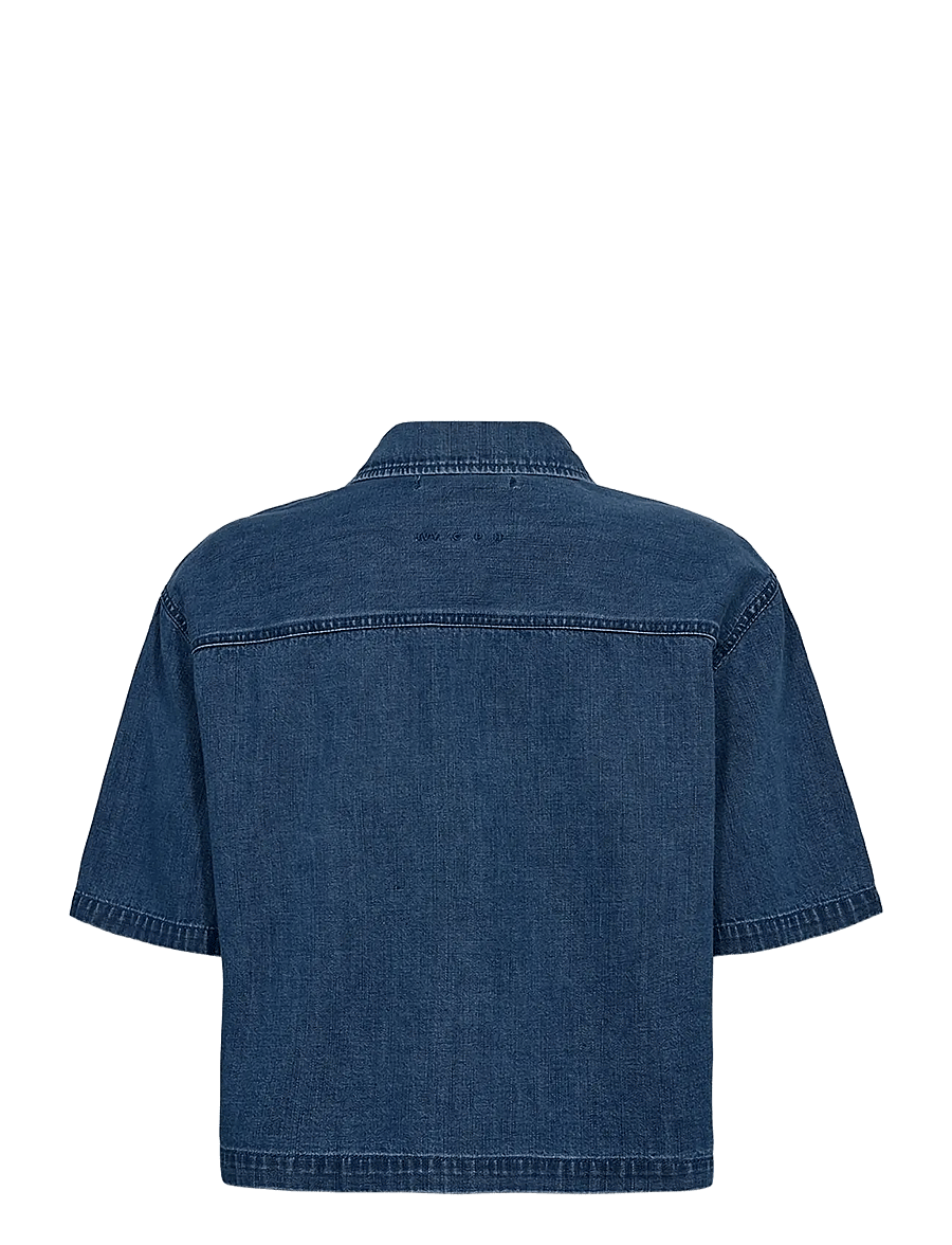 IVY Copenhagen - IVY-Malika Uta Oversize Shirt Mid B - jeanshemden - mid blue denim - 2