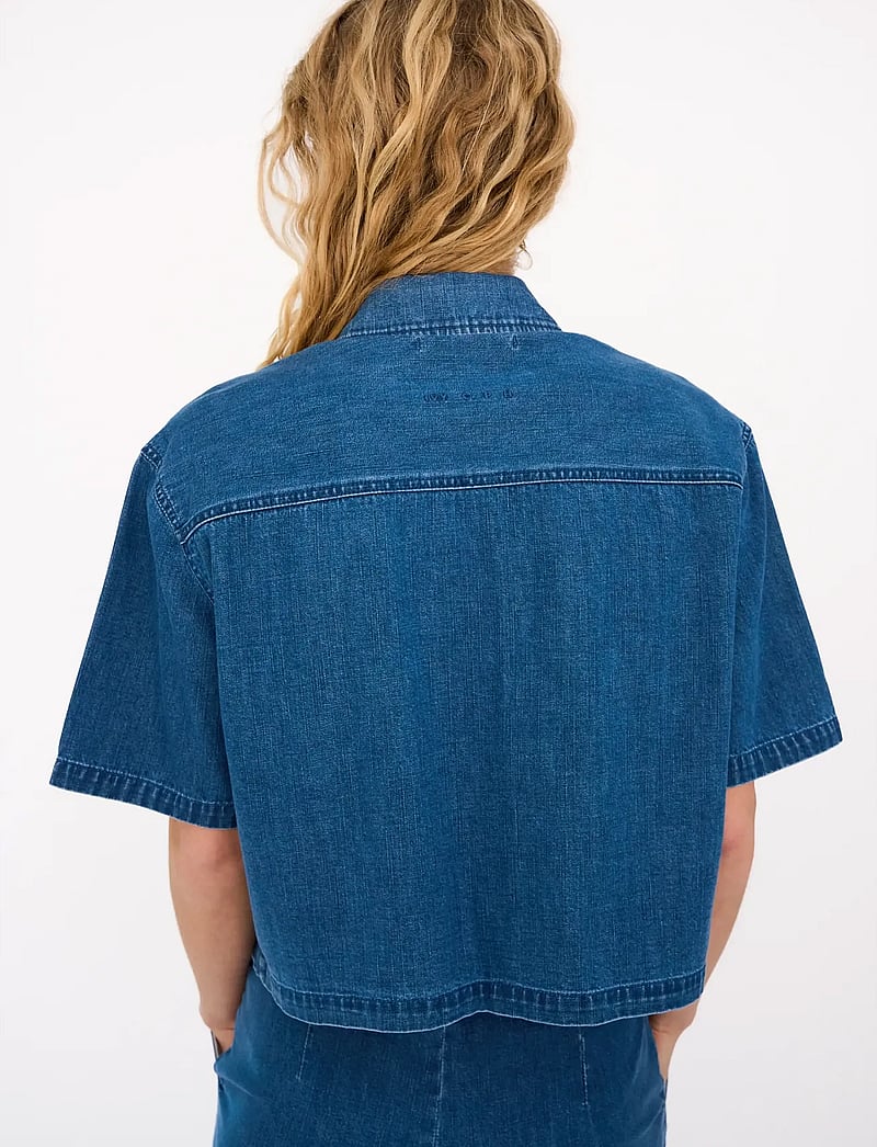 IVY Copenhagen - IVY-Malika Uta Oversize Shirt Mid B - mid blue denim - 3