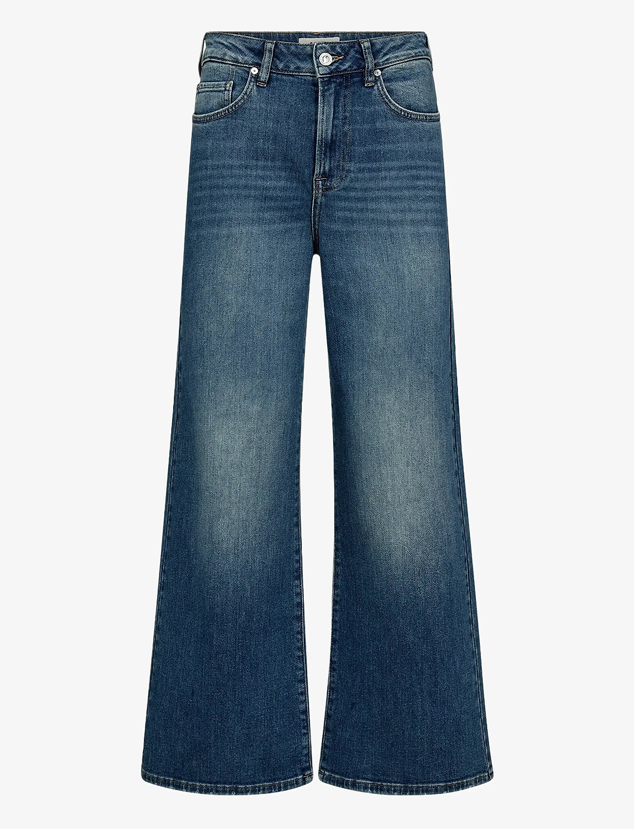 IVY Copenhagen - IVY-Medina Cropped Jeans Wash Turin - brede jeans - denim blue - 1