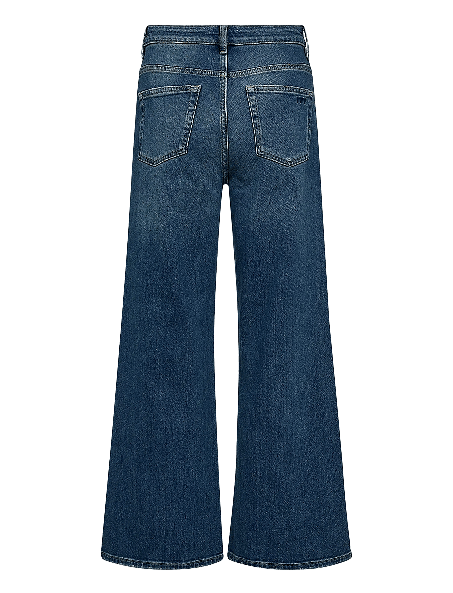 IVY Copenhagen - IVY-Medina Jeans Wash Turin - pantalons larges - denim blue - 2