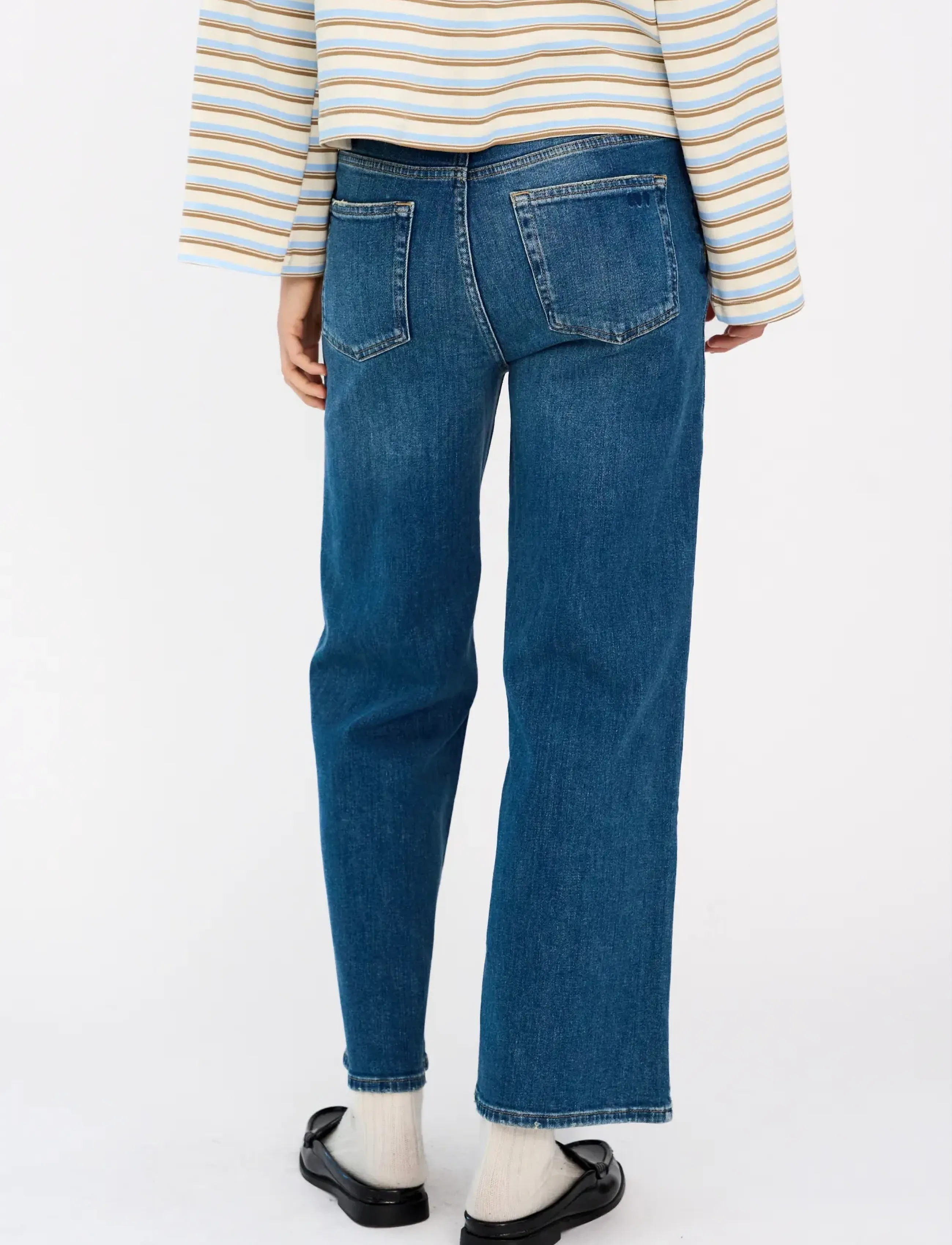 IVY Copenhagen - IVY-Medina Jeans Wash Turin - pantalons larges - denim blue - 4