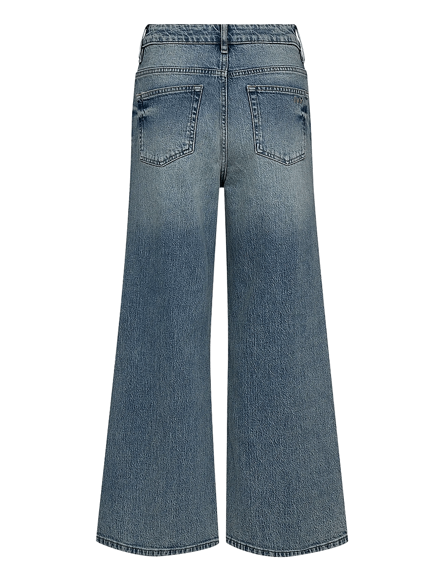 IVY Copenhagen - IVY-Medina Cropped Wash Lambeth - pantalons larges - denim blue - 2