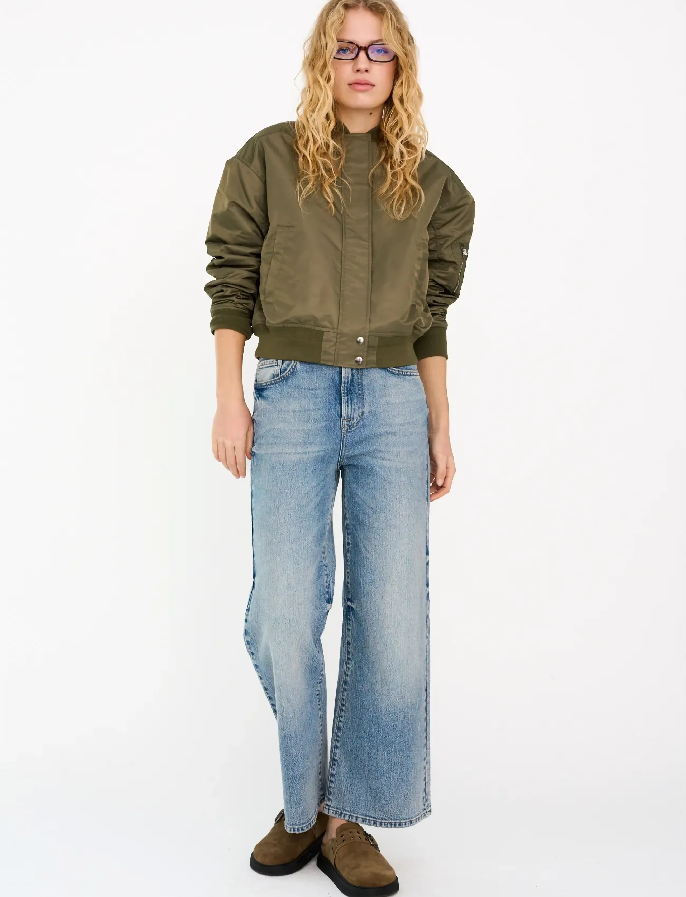 IVY Copenhagen IVY-Medina Cropped Wash Lambeth - Kampagne - DENIM BLUE / blue