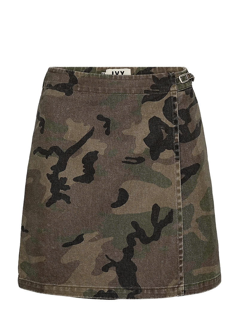 IVY Copenhagen - IVY-Paula Skirt Shorts Wash Camoufl - wrap skirts - camouflage - 1