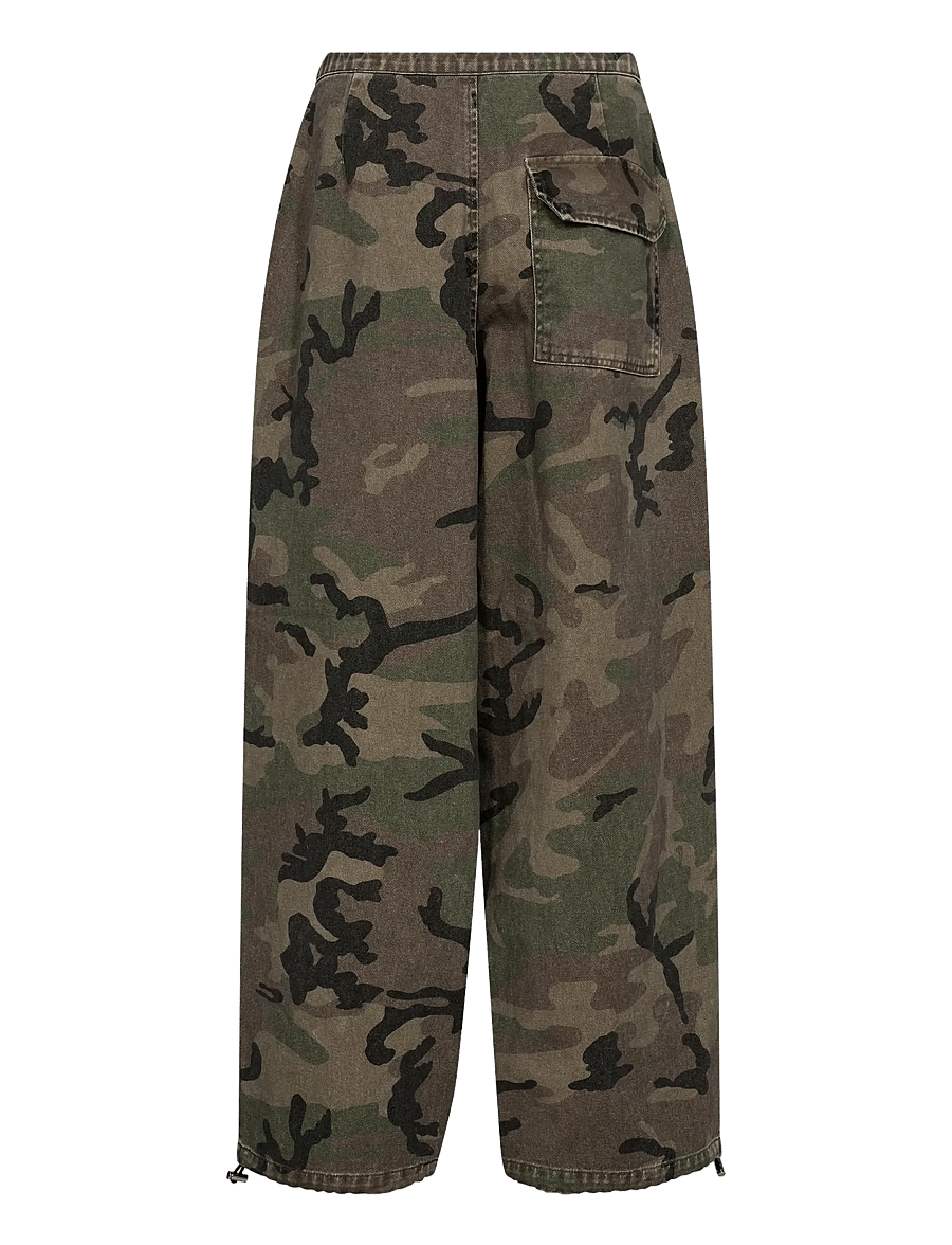 IVY Copenhagen - IVY-Penny Parachute Pant Wash Camou - camouflage - 2