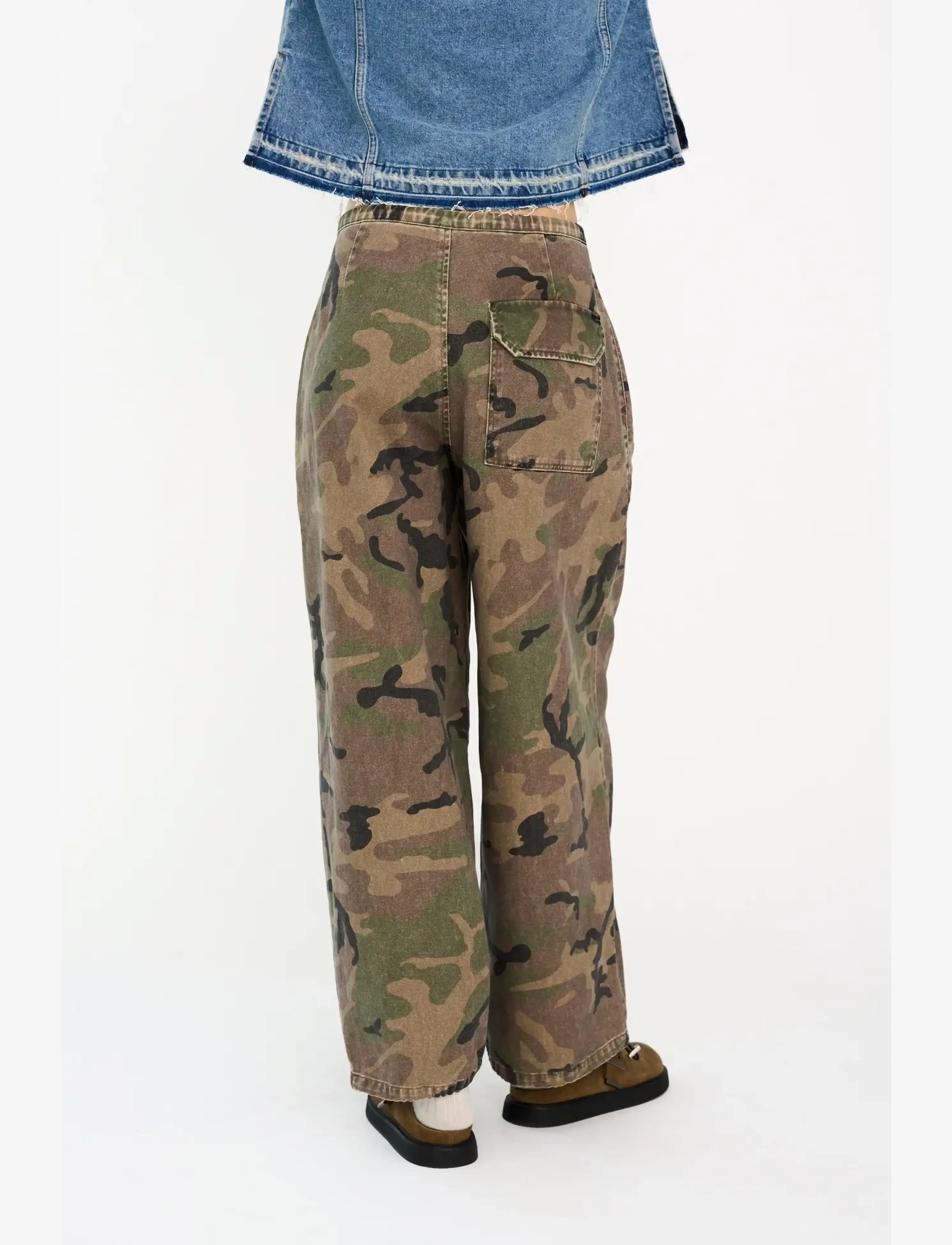 IVY Copenhagen - IVY-Penny Parachute Pant Wash Camou - camouflage - 4