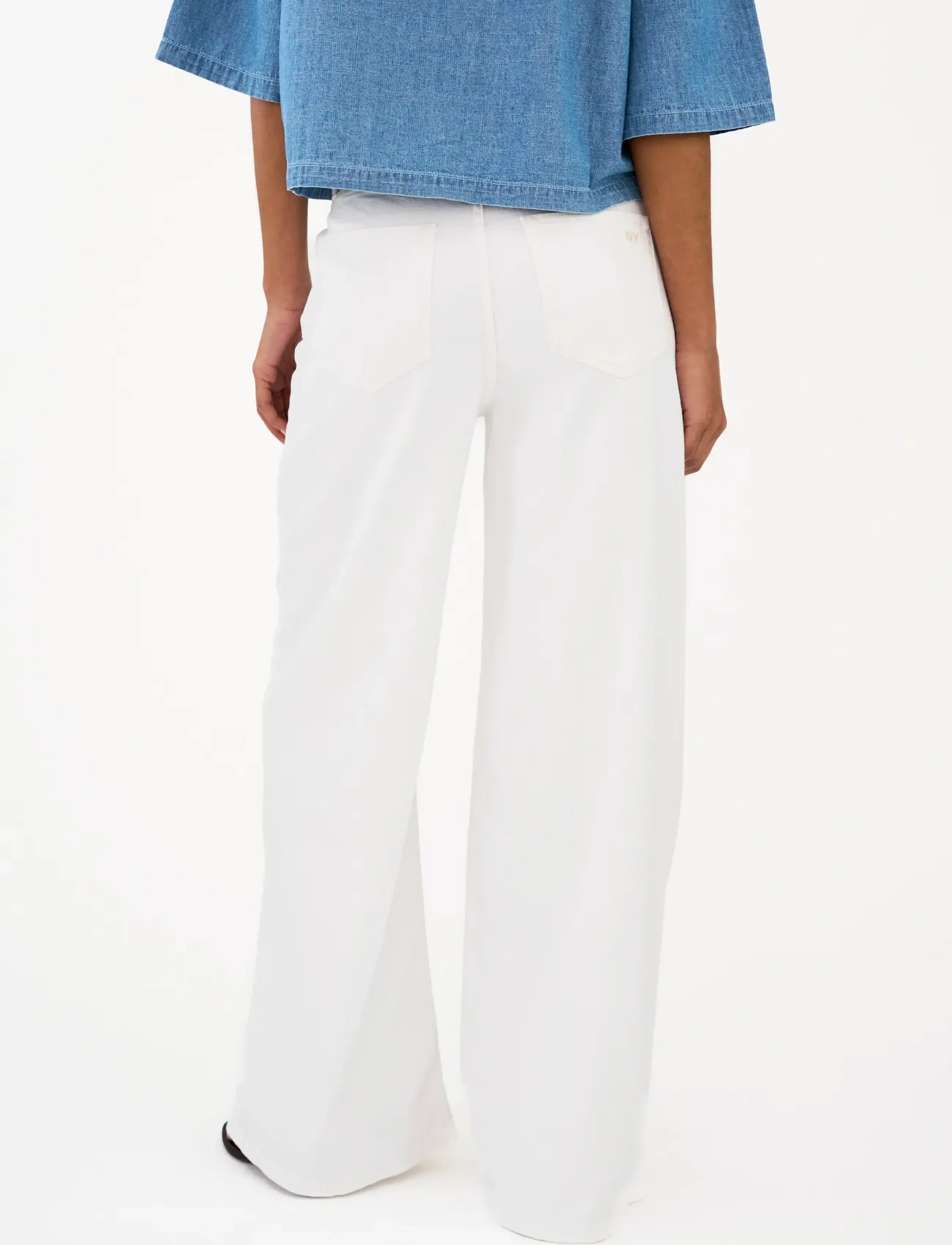 IVY Copenhagen - IVY-Alina Jeans Wash Optical White - pantalons larges - optical white - 4