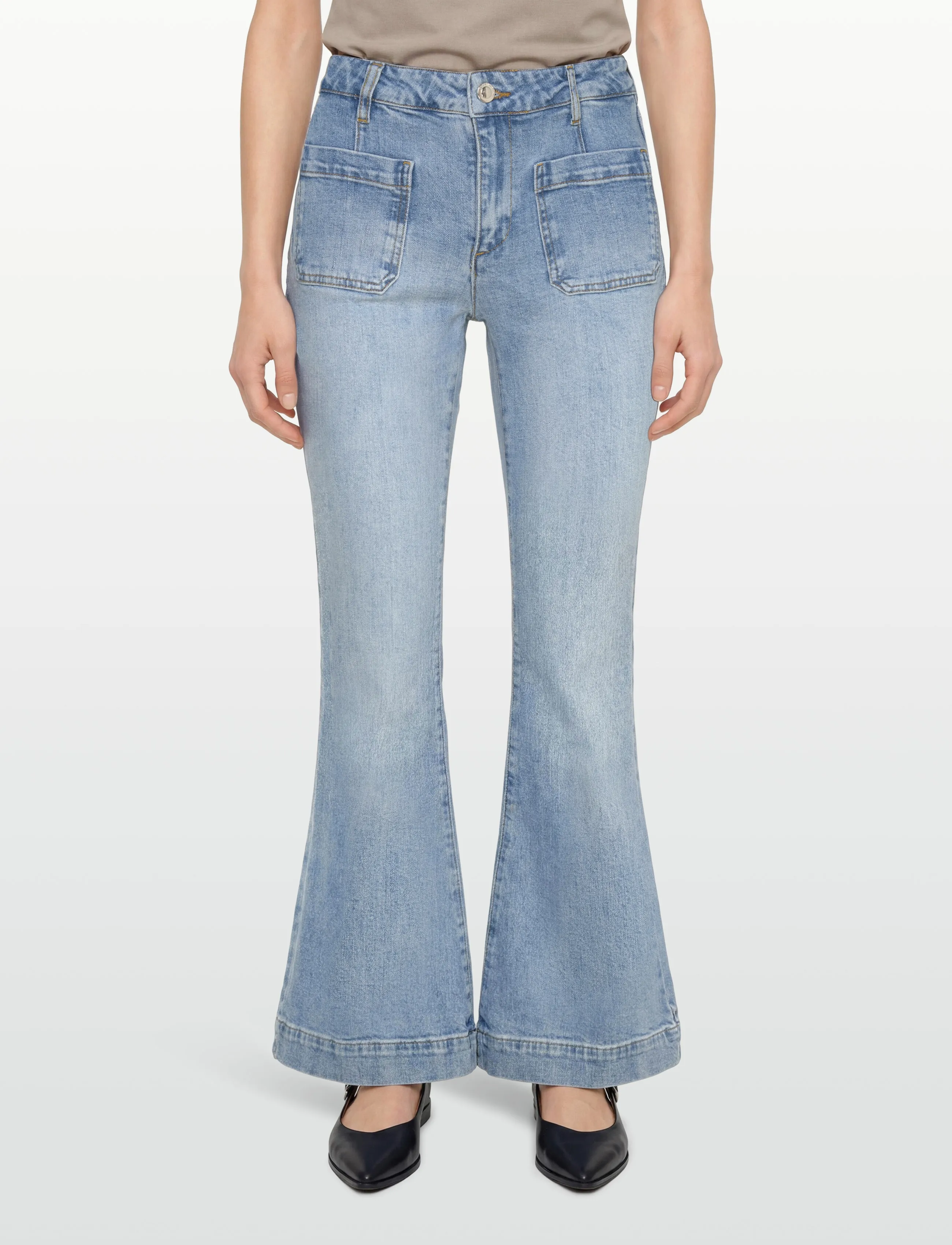 IVY Copenhagen - IVY-Ann Charlotte Jeans Wash Cadiz - jeans évasés - denim blue - 3