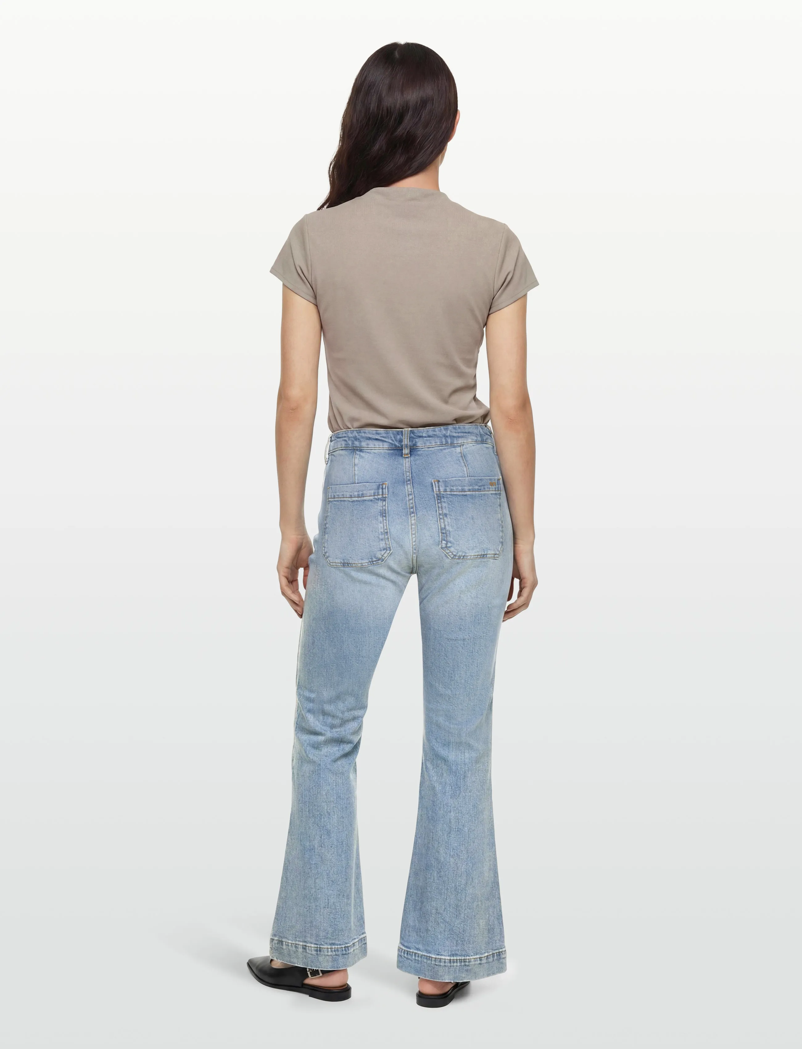 IVY Copenhagen - IVY-Ann Charlotte Jeans Wash Cadiz - jeans évasés - denim blue - 4