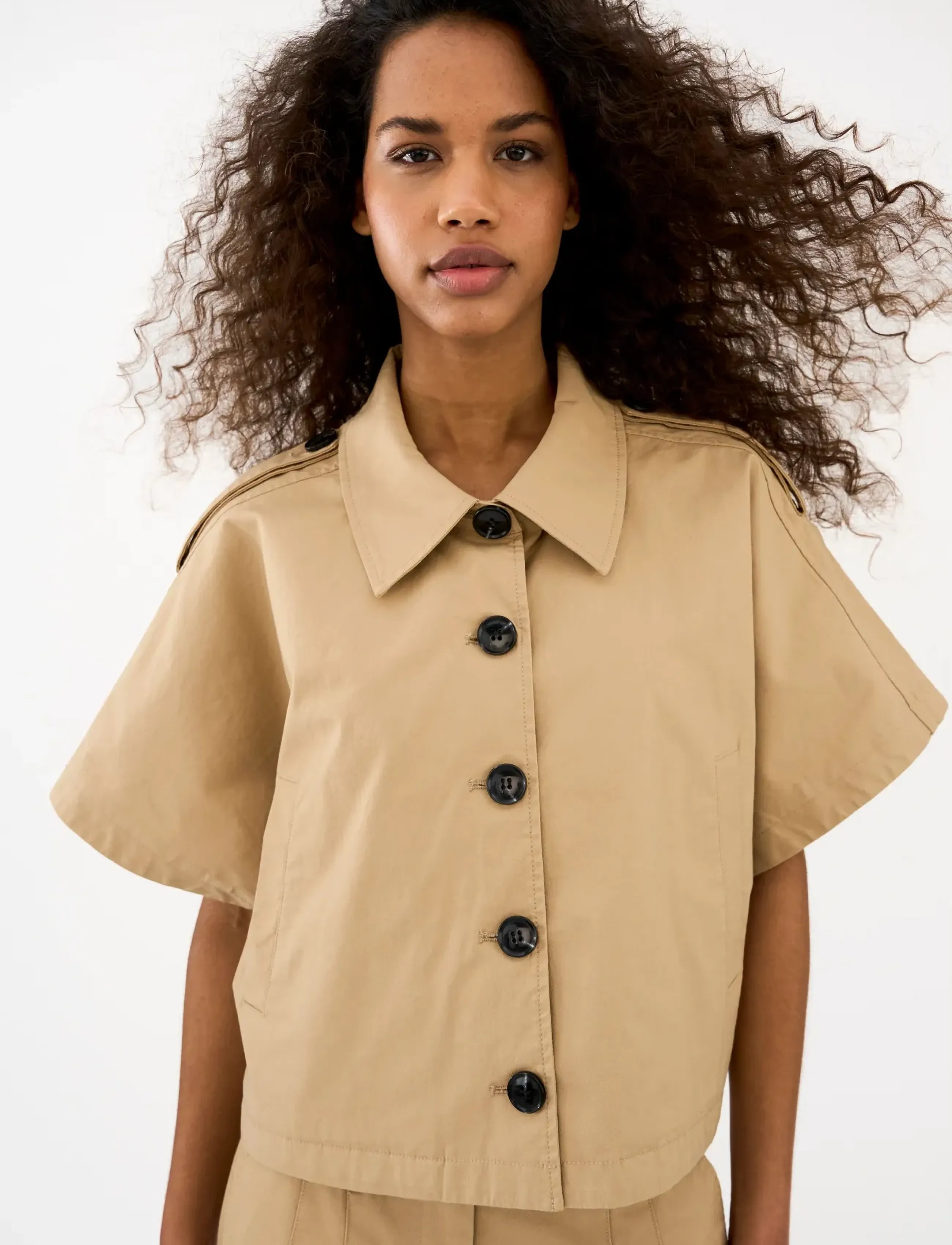 IVY Copenhagen IVY-Katee Cape - Tøj - WARM BEIGE / brown