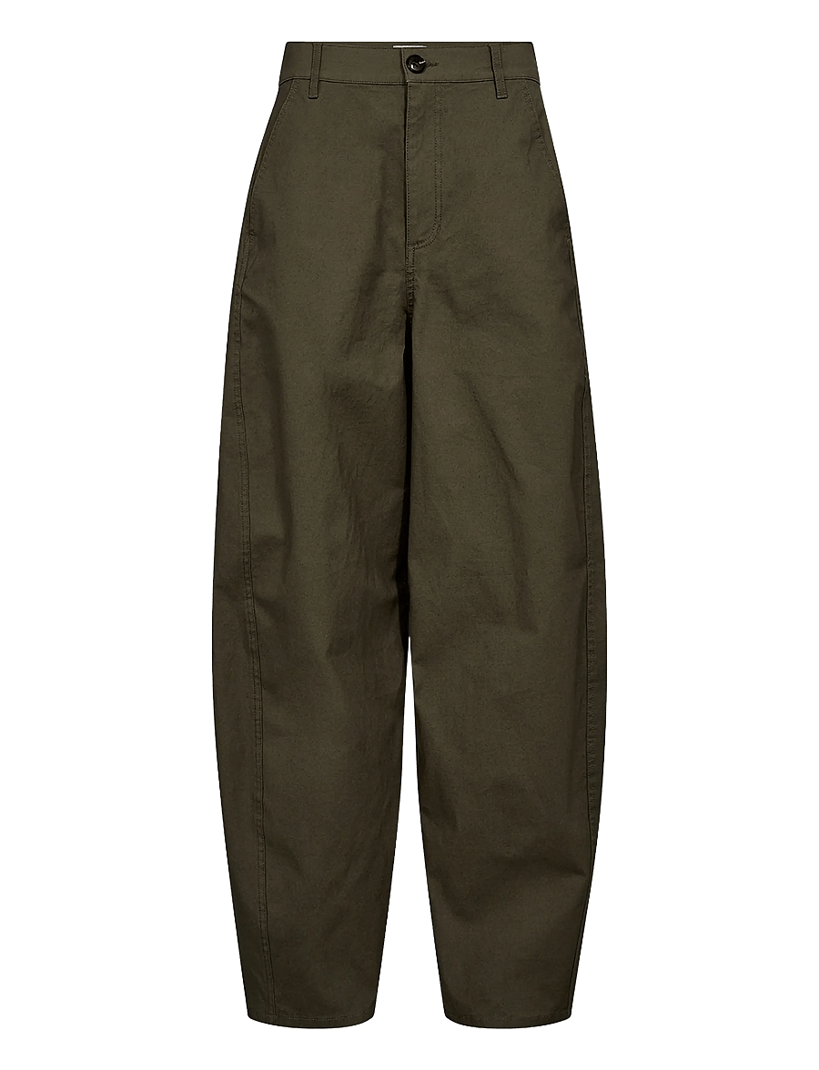 IVY Copenhagen - IVY-Katee Barrel Pant - barrel-bukser - olive - 1